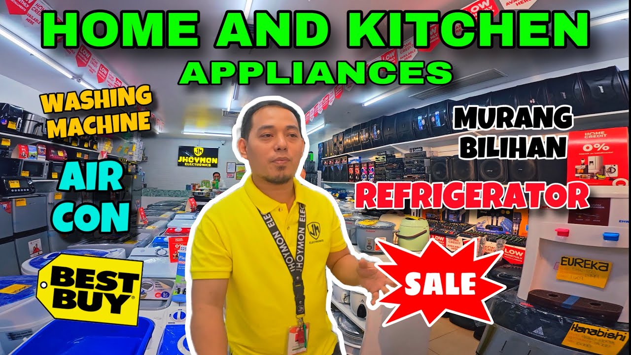 BAGSAK PRESYO CHRISTMAS SALE! REFRIGERATOR | WASHING MACHINE | AIRCON AT HOME AND KITCHEN APPLIANCES