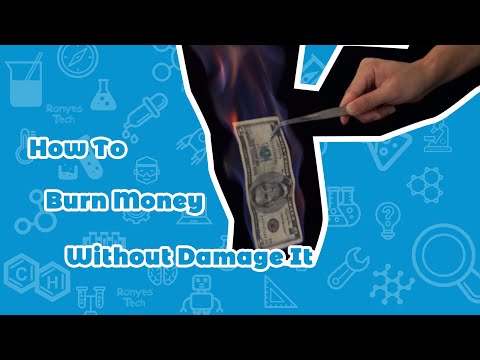  Who to Burning Money Without Damage it