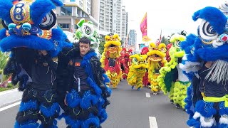 Hàng Trăm Chú Lân Rồng Đại Náo Đường Phố Festival Biển Nha Trang 2023 P.2