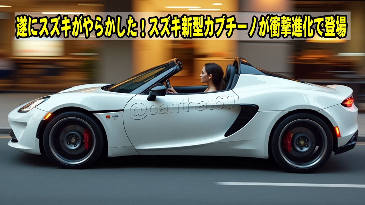 Suzuki has finally done it! The new Suzuki Cappuccino has