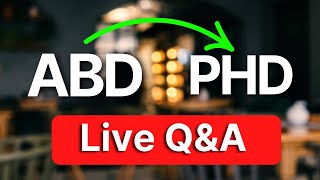 Live Dissertation Q&A: Data Analysis, Motivation & Getting Unstuck
