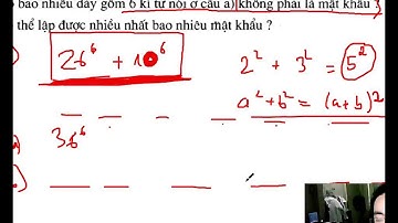 [Toán 11 GT] Chương 2 - Tổ hợp xác suất (1) - Bài 1 - Hai quy tắc đếm - cộng nhân