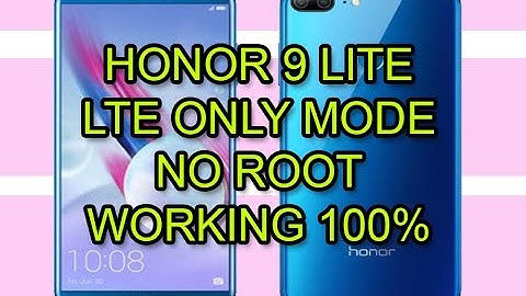 How to enable 4G/LTE Only, on EMUI 9.1 Huawei (100% working) No root required.