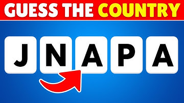 Guess the Country by Its Scrambled Name! 🌎🧠 | 75 Different Countries