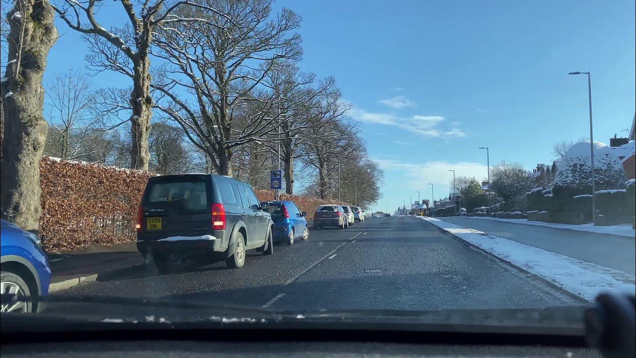 Driving in the West of Scotland Paisley to Cardonald, Glasgow