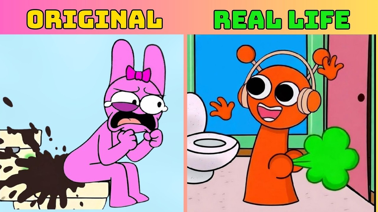 Pinki x Oren - What Went Wrong ?💨 -  Best Incredibox Sprunki | ORIGINAL vs REAL LIFE