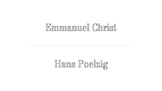 Emanuel Christ (Christ & Gantenbein) x Hans Poelzig ; The Difficult Double