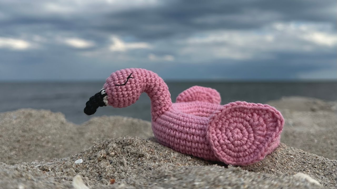tutorial: a crochet sea FLAMINGO / вʼязаний морський круг ФЛАМІНГО, part 1