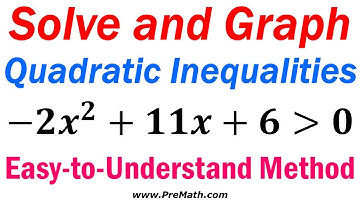 How to Solve and Graph Quadratic Inequalities: Easy-to-Understand Method