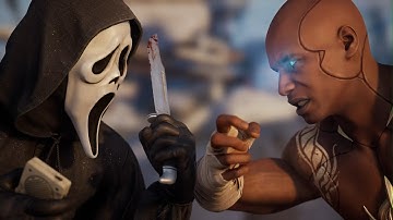 Mortal Kombat 1 - Ghostface vs Geras | All Intro/Interaction Dialogues