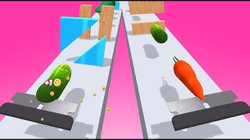 Slicer Runner! Very satisfying and relaxing ASMR slicing game