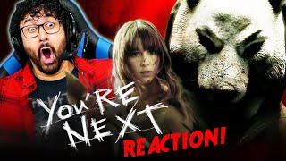 YOU'RE NEXT (2011) MOVIE REACTION!! First Time Watching! Full Movie Review