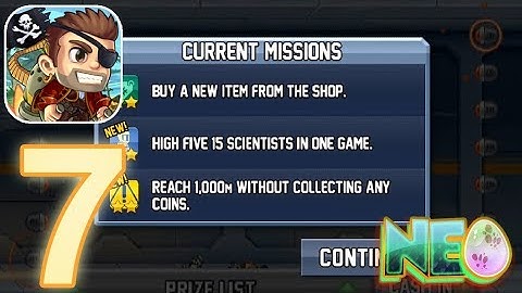Jetpack Joyride: Gameplay Walkthrough Part 7 - Completing Missions (iOS, Android)