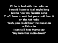 AM radio - Everclear (lyrics)