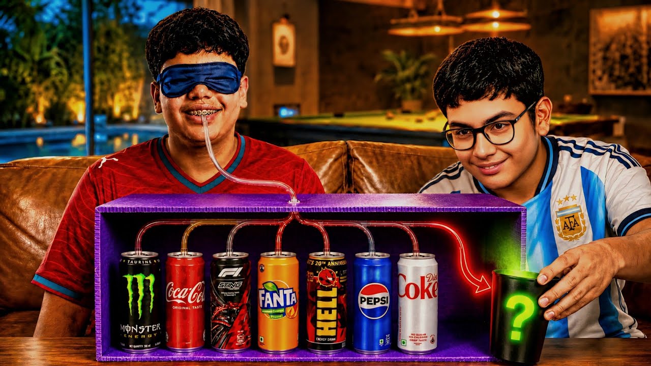 Guess the Drink Challenge! | Challengers | The experiment guyz