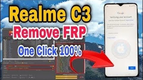 REALME C3 RMX2020 RMX2021 PASS FRP BYPASS VIA UNLOCKTOOL ONE CLICK  2024 | Realme C3 frp bypass