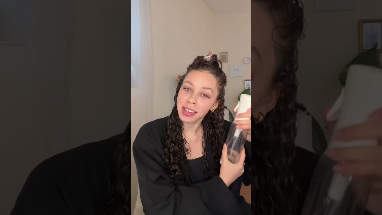 Trying out @vienna shore 🌞 curly hair routine for lots of volume🤍🤍 