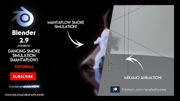 Blender 2.9 | How to make a Dancing Smoke Simulation | Mantaflow | TUTORIAL