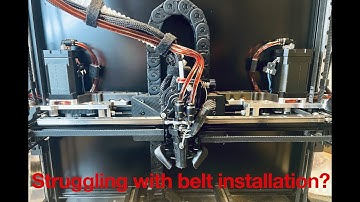 How to Install Belts on the mammoth-3D X Axis with VZBOT Toolhead (Step by Step Guide)