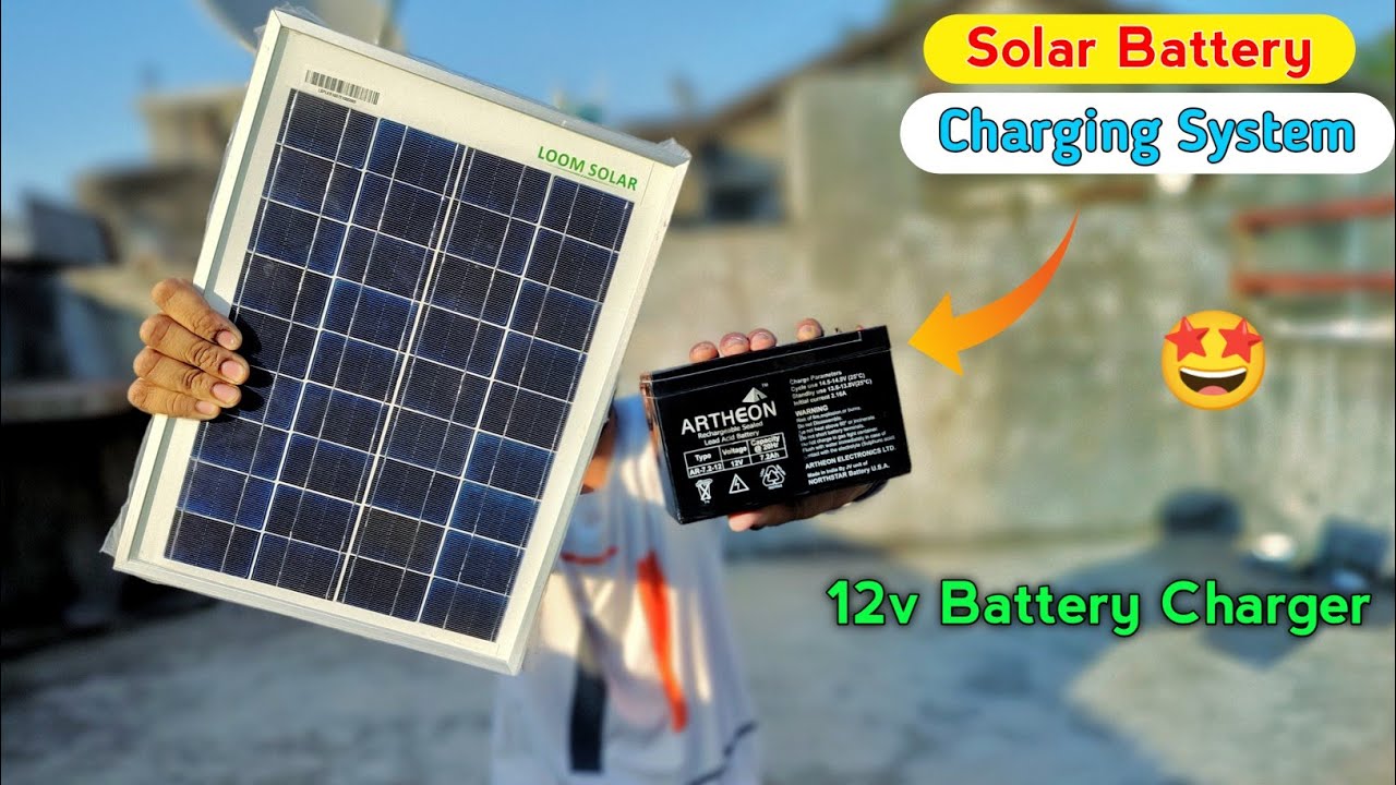 How to charge 12v UPS battery with solar Panel Solar Panel se