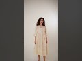 Embrace the beauty of slow fashion with this stunning ivory midi dress! #fashionstyle #jamdani