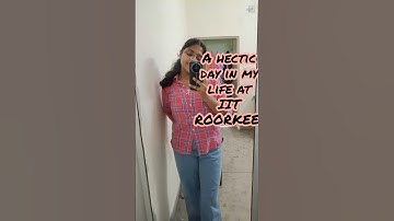 A hectic day in my life at IIT ROORKEE #dailyvlog #iitroorkee #minivlog #iitian #lifeatiit #iitlife