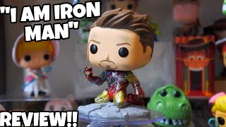The Avengers Endgame I Am Iron Man Snap Funko Pop Review Youtube