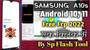 Samsung A10s Android 10,11,12 Frp Bypass One Click #2022/ Samsung Frp एक क्लिक में हटायें