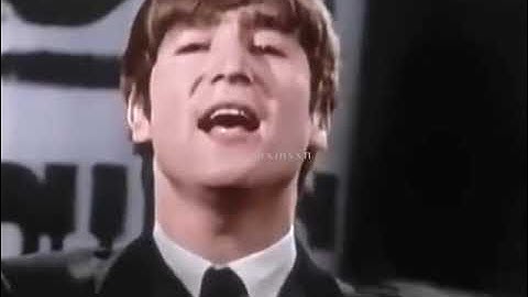 The Beatles Colorized I want to hold your hand