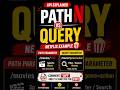 Difference Between Query Param &amp; Path Param in API Testing