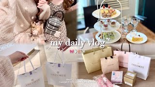 vlog┊20代社会人お友達と爆買いしてアフヌンへ行く🍓🤍購入品も紹介 ೀちいかわバナナ🍌焼きポンデリング🥣⸝⸝꙳シーインhaul🛒‎