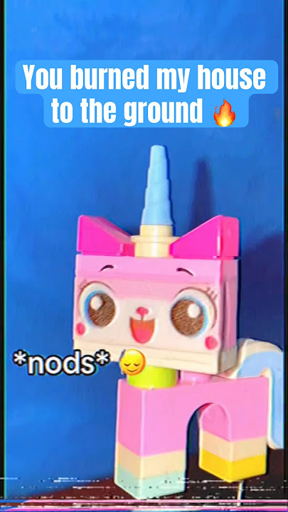 That's why Master Frown and Unikitty are enemies #meme #lego #unikitty #masterfrown #legomovie