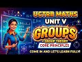 UGTRB MATHS | UNIT V | GROUP #group #ugtrbmaths @AadhiranAcademy 
