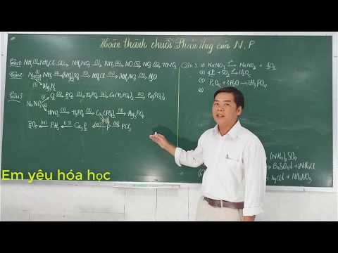 Video Hướng Dẫn Viết Chuỗi Phản Ứng Nitơ Photpho (Hóa lớp... - youtube