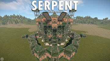 SERPENT | 3X1 RUST BUNKER BASE with CHINAWALL