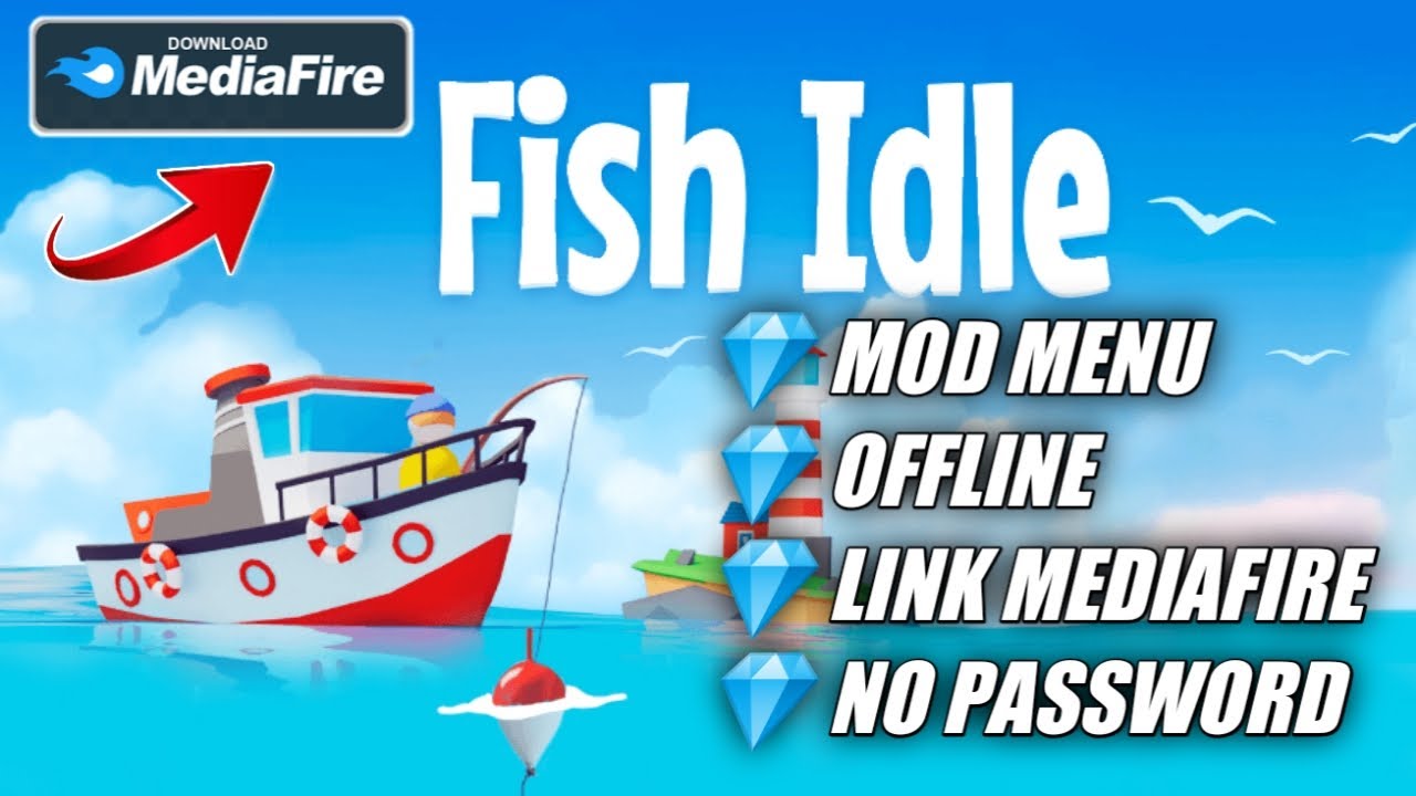 Fish Idle : Fishing Tycoon v5.2.2 MOD APK Move Speed Max Storage
