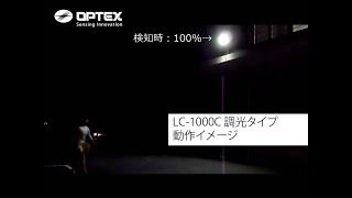 オプテックス - LC-1000C -  調光イメージ - 動作イメージ