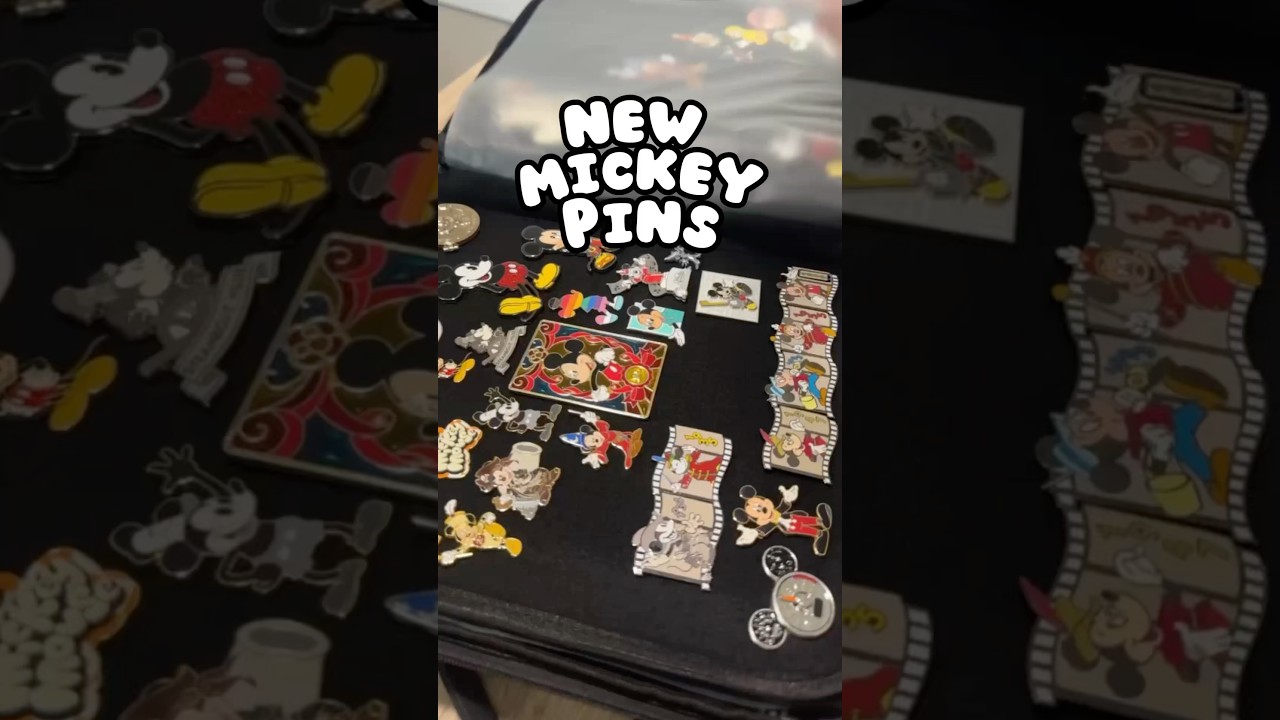 Adding ✨NEW✨ Mickey Mouse Pins to the Collection | #mickeymouse #disneypins #disneyshorts #fypviral