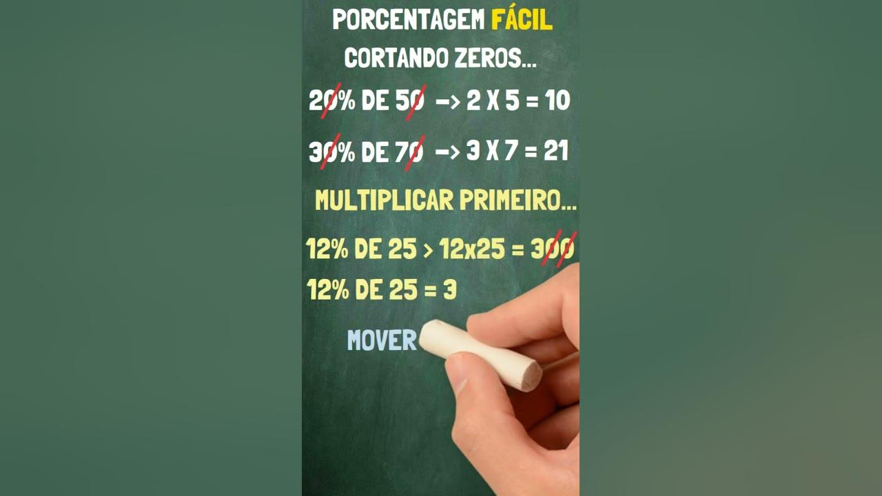 PORCENTAGEM \Prof. Gis/ #shorts 