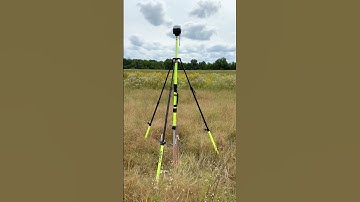 GNSS Base Station in a Field #shorts #survey #rtk #emlid
