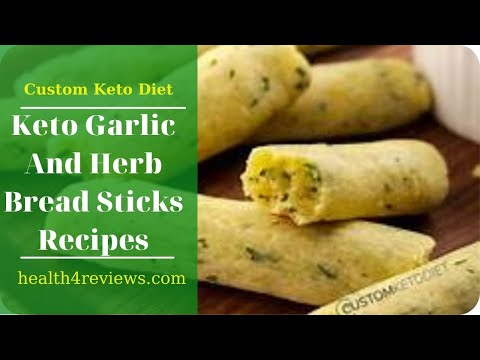 Keto Garlic And Herb Bread Sticks Recipes | Keto Diet Recipes | Custom Keto Diet #35