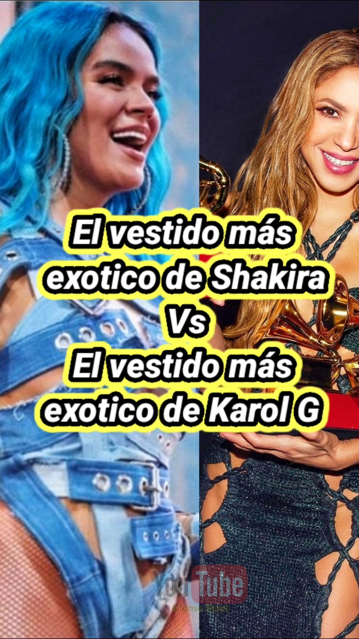 El vestido más exotico de Shakira Vs El vestido más exotico de Karol G. #karolg #shakira
