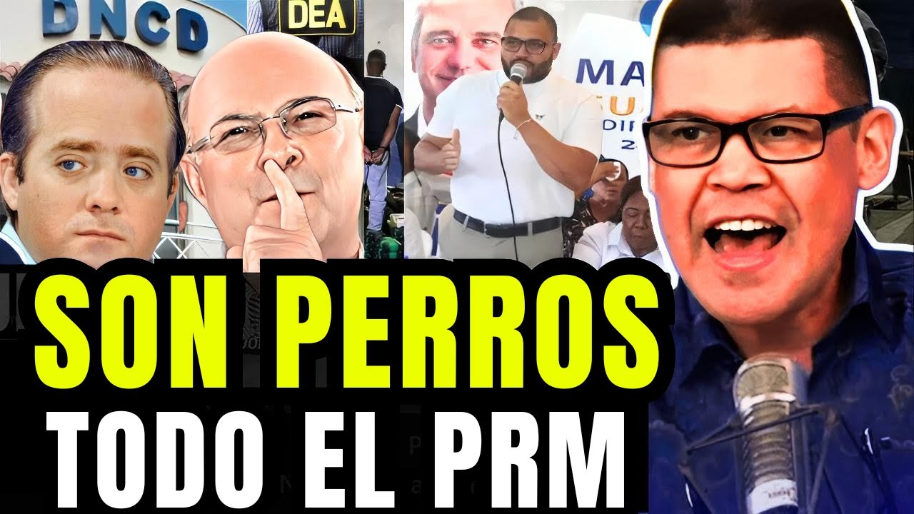 Ricardo Nieves: El PRM Es Igual que Su Narco El Perro 😱 Cayó 4 Veces preso por Droga y lo Apoyaron!