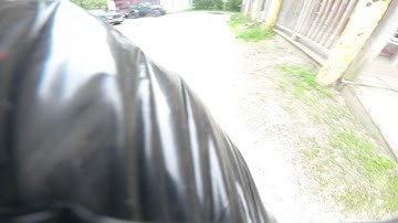 Taking out trash.  (GoPro)