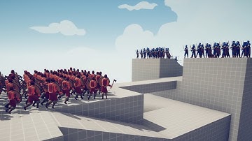 100x ARCHERS + 1 CATAPULT vs 150x VIKINGS - Totally Accurate Battle Simulator