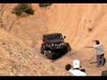 Jeep rolls on "Hell's Revenge" trail.  MOAB