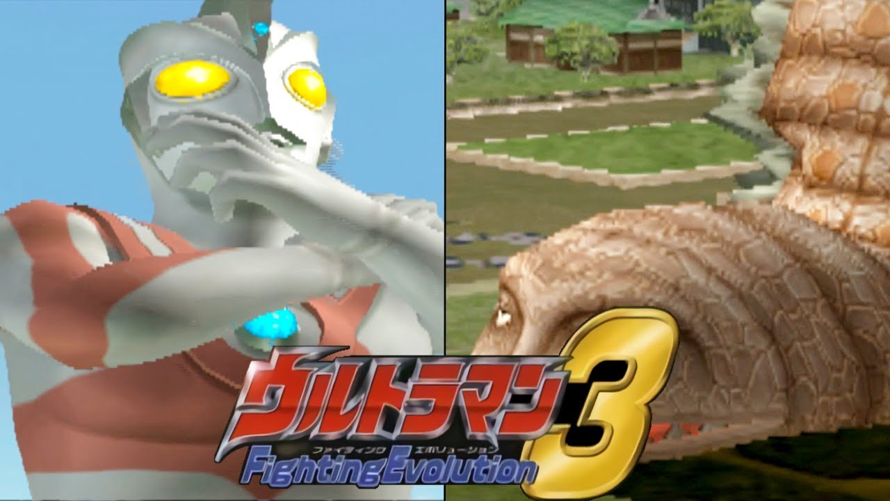 [PS2] Ultraman Fighting Evolution 3 - Ultraman Ace vs Twin Tail (1080p 60FPS)