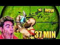 37 minutos de MEJORES MOMENTOS de FORTNITE 😱