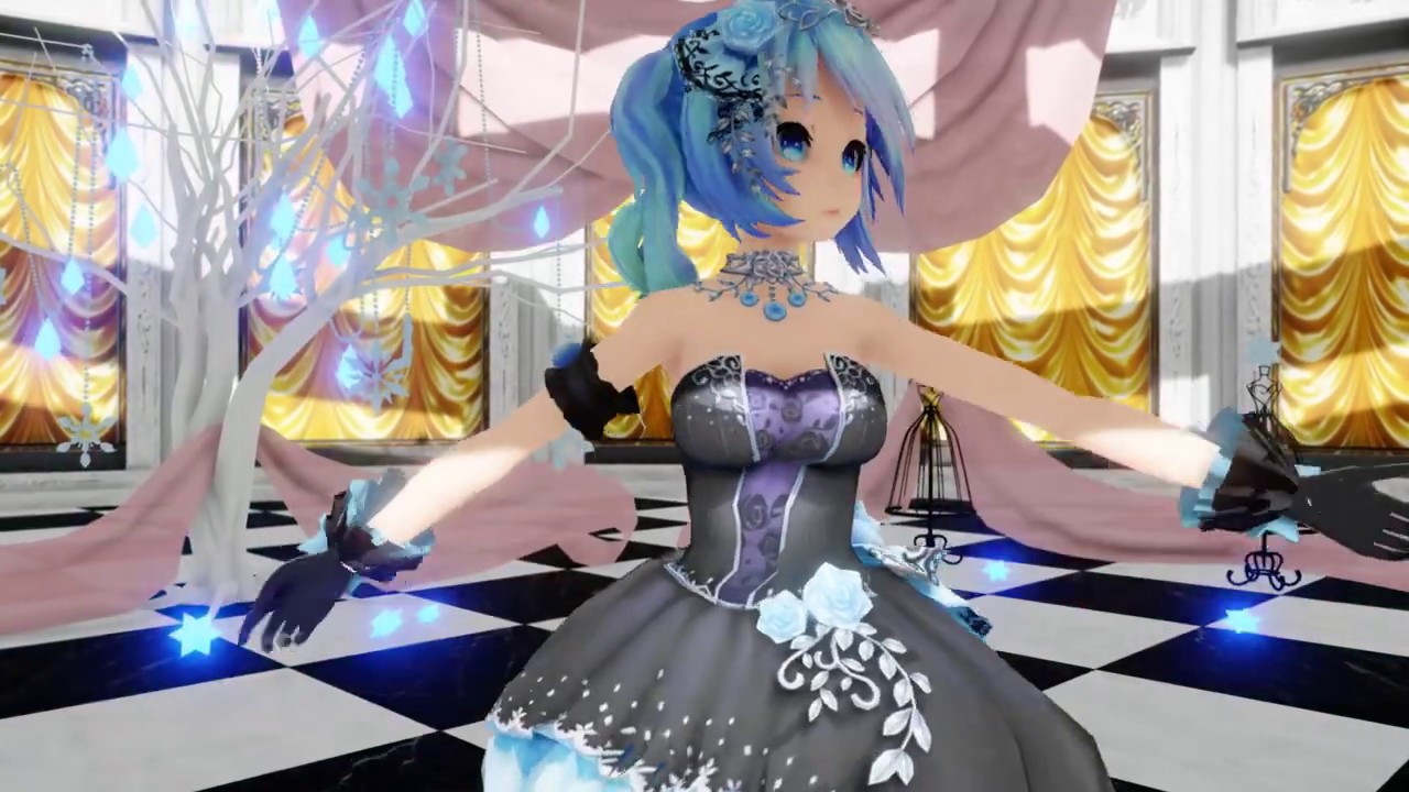 [MMD] 蜜月アン・ドゥ・トロワ (Mitsugetsu Un Deux Trois) [Miku] - YouTube