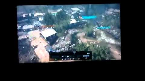 MW3- 360 cross map no scope wallbang headshot